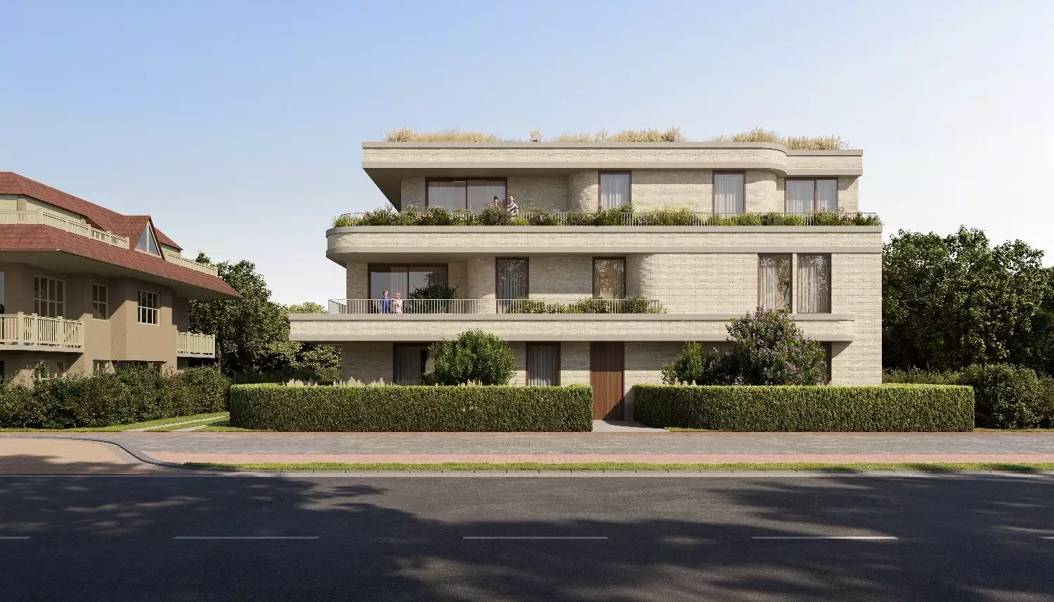 Luxe nieuwbouw appartement 160m² met tuin/zonneterras 132m²