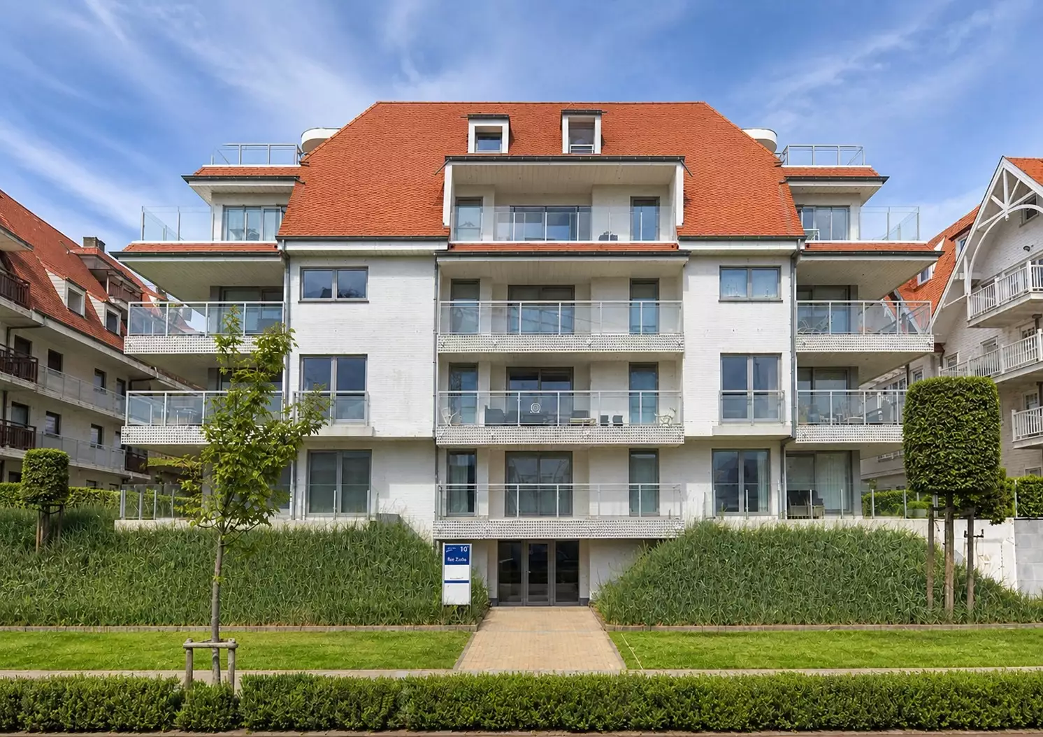 Duplex dakappartement met twee ruime terrassen op toplocatie aan het maritiem park te Nieuwpoort