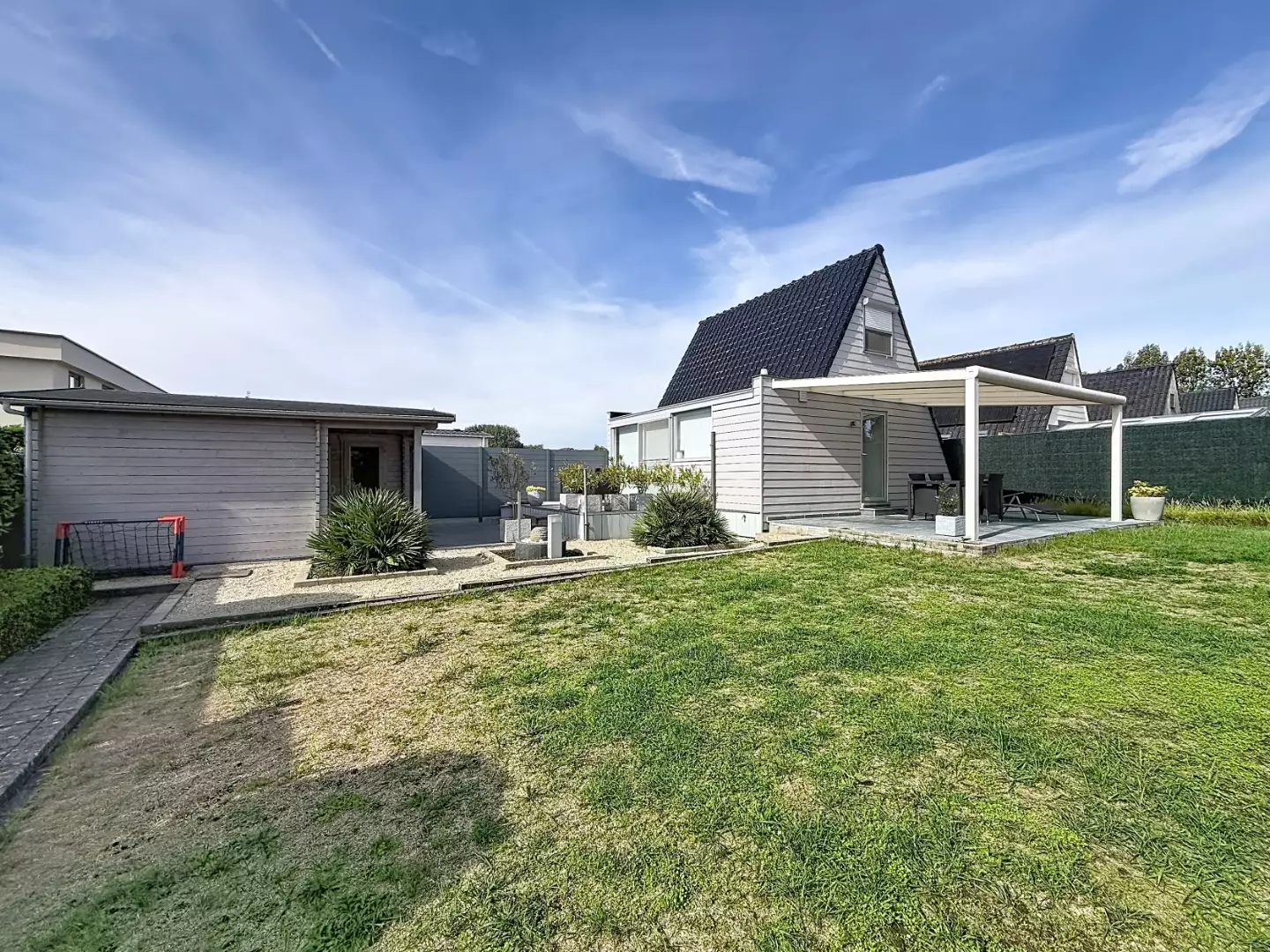 Mooie chalet met grote tuin in het vakantiedomein Dunepark