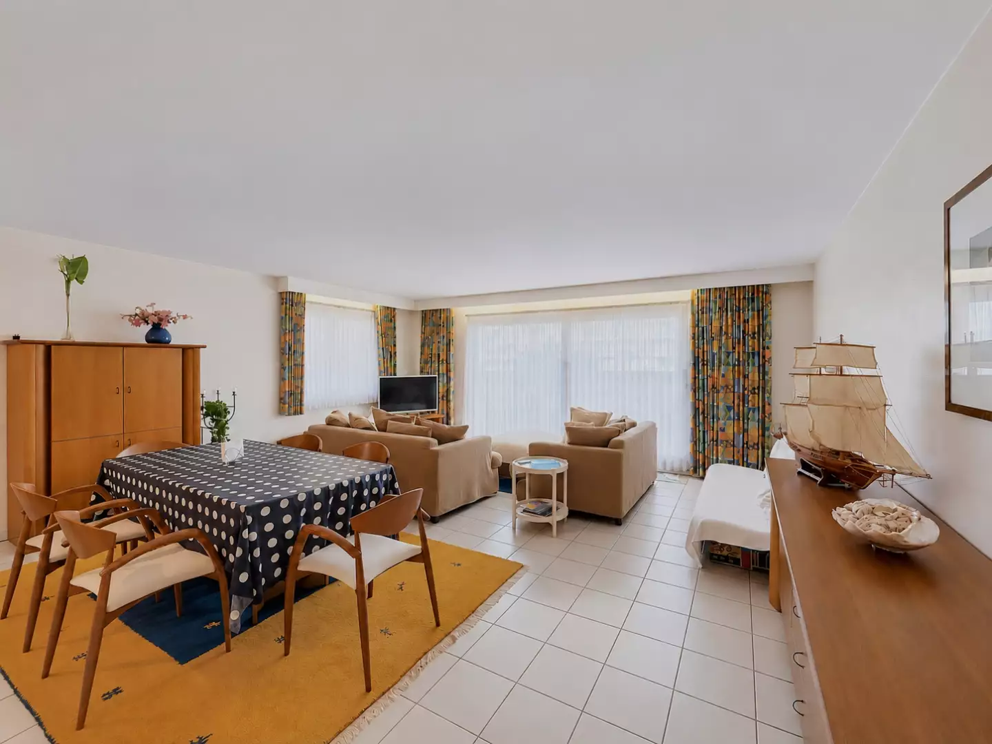 Appartement de type traversant avec deux terrasses à Nieuport-Bains